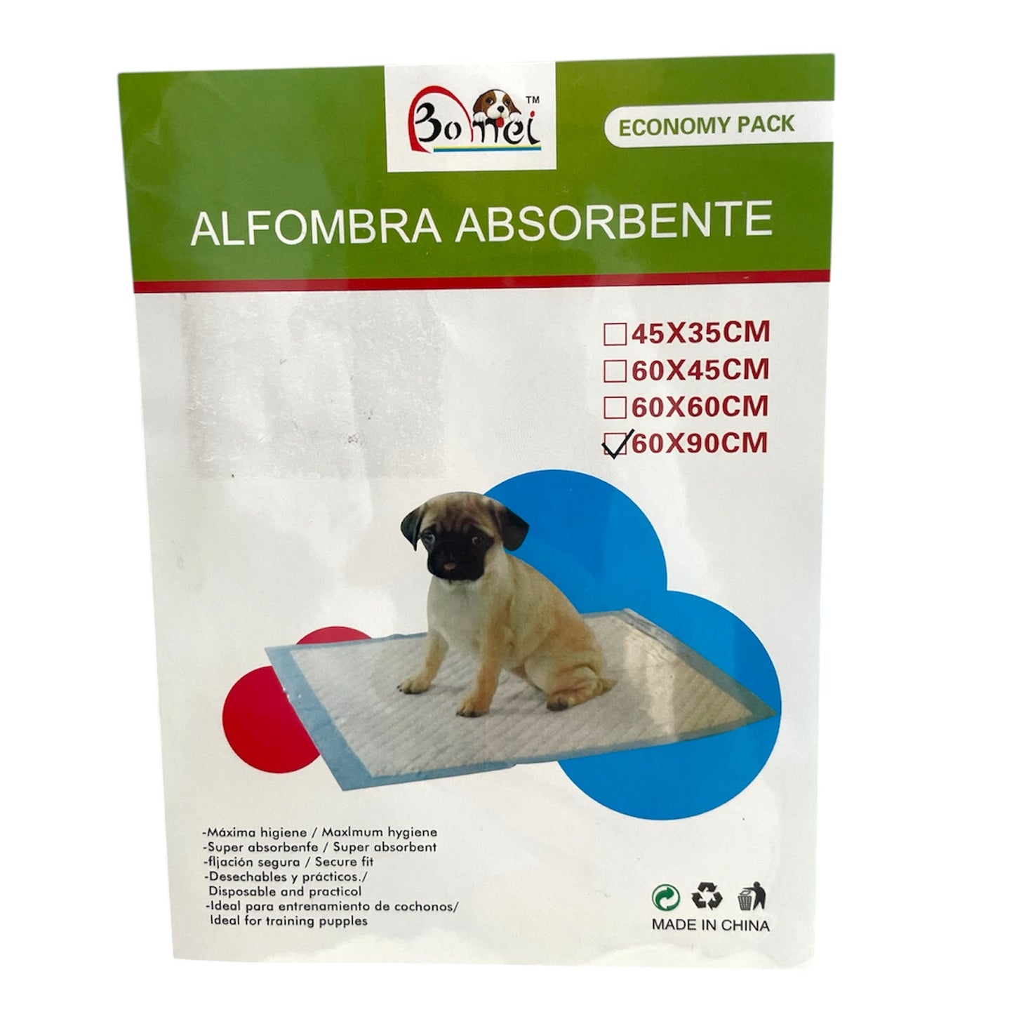 XL Size Pet Dog & Puppy Training Pads 60 x 90 cm Pack of 6