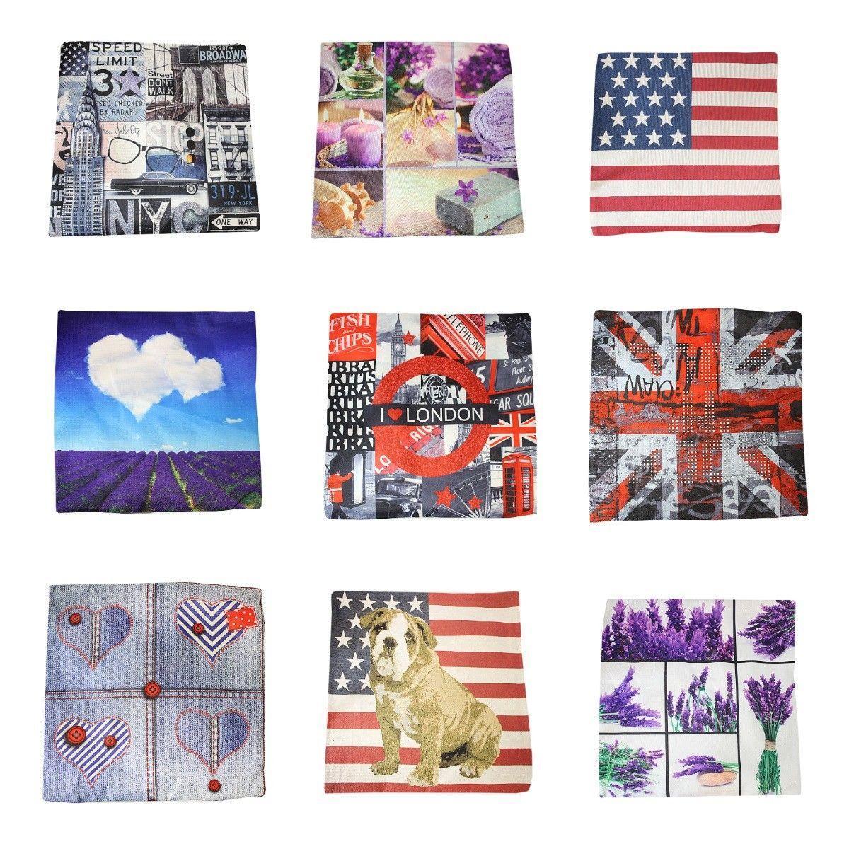 Bedroom Couch Cushion Cover Case 43 x 43 cm Assorted Designs 3954