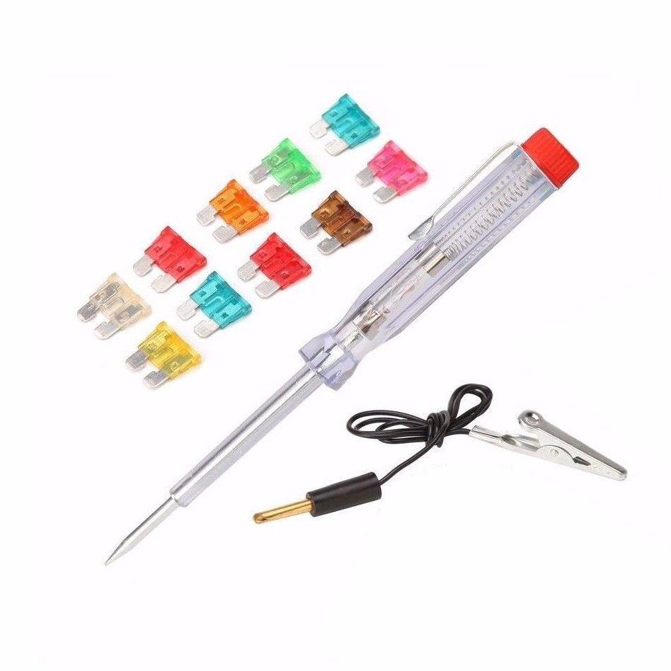 Electrical Tester with 10 Pack Auto Plug In Fuse 0595
