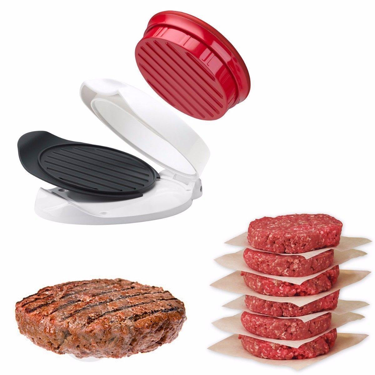 Burger Press Hamburger Press Fast and Easy To Use Recipes Included Kitchen 4544
