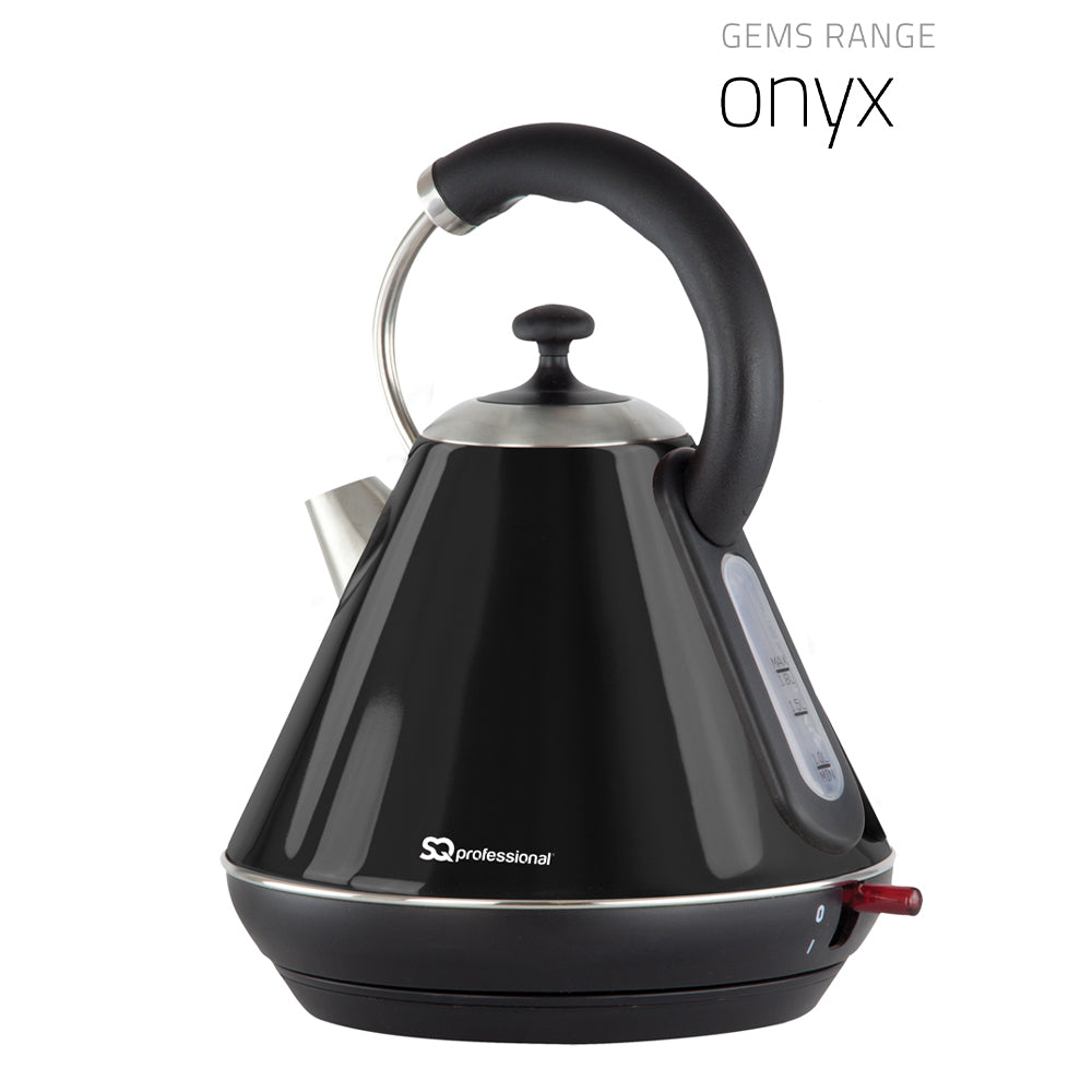 SQ Professional Gems Legacy Kettle 1.8 Litre 2200 Watt Onyx 3430