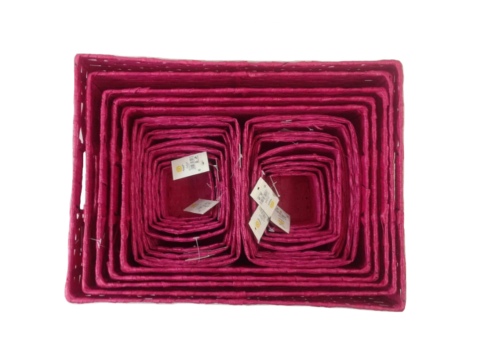 Gift Basket Organiser Set of 23 Assorted Colours 3557