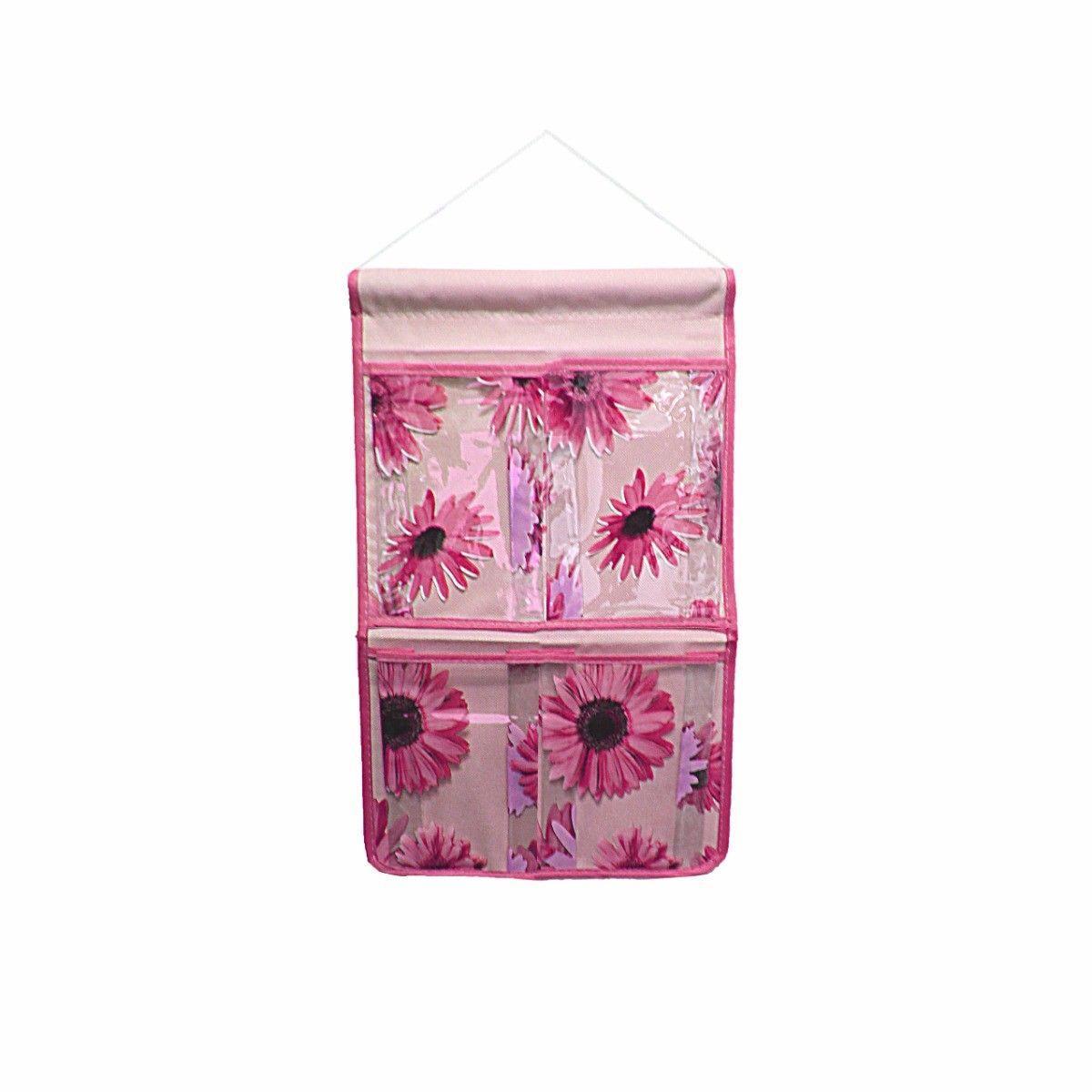 Wall Hanging Storage Bag Plastic Bathroom Makeup Cosmetic Organiser 42cm x 25cm Beauty 4792