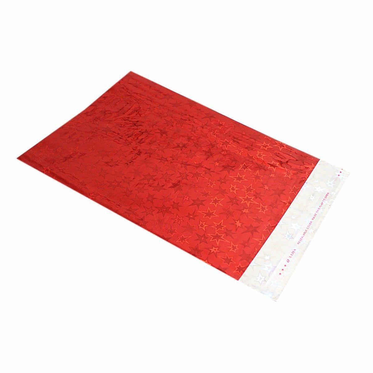 Shiny Gift Wrapping Packaging Gift Bag Envelope 16Cm X 22Cm Pack Of 7 Assorted Colours