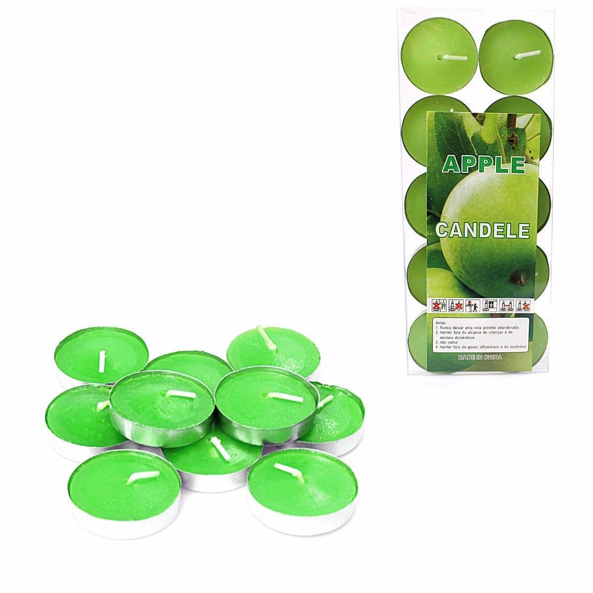 10 Pack Scented Wax Tea Light Candles Assorted Scents 0232
