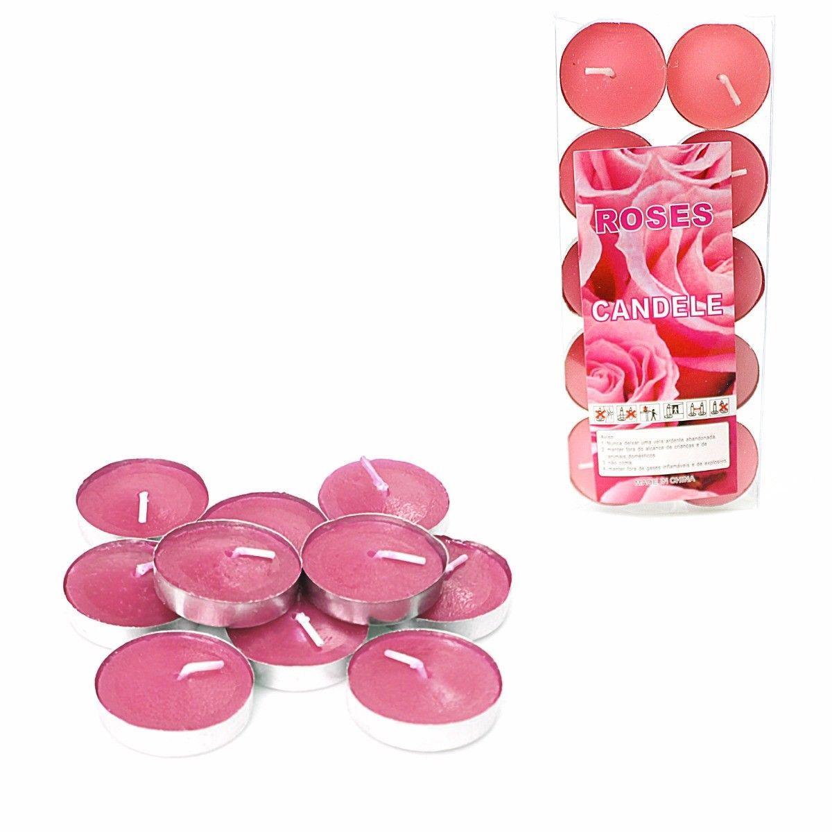 10 Pack Scented Wax Tea Light Candles Assorted Scents 0232