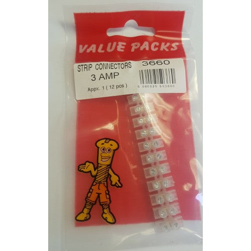Value Pack Strip Connectors 3Amp Strip Diy