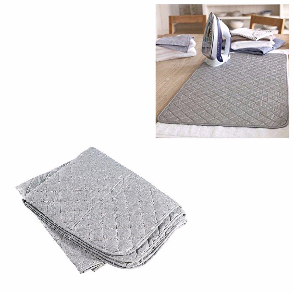 Padded Iron Cover Garment Ironing Mat Storage Foldable 91cm x 55cm 4761