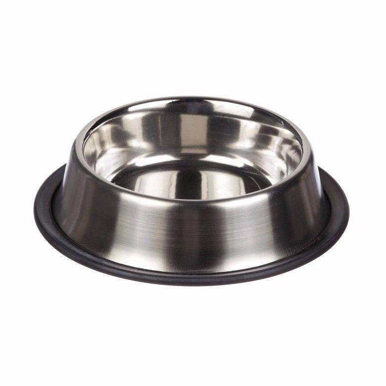 Steel Pet Bowl Dog Feeding Bowl Small Size 18 cm