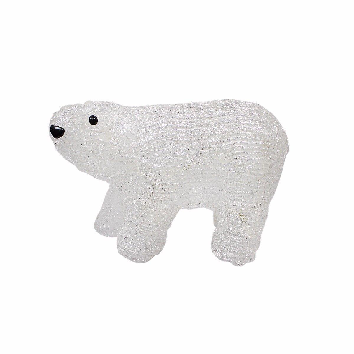 Acrylic 20 LED Christmas Decor Polar Bear Figure Indoor Light Lamp 4719