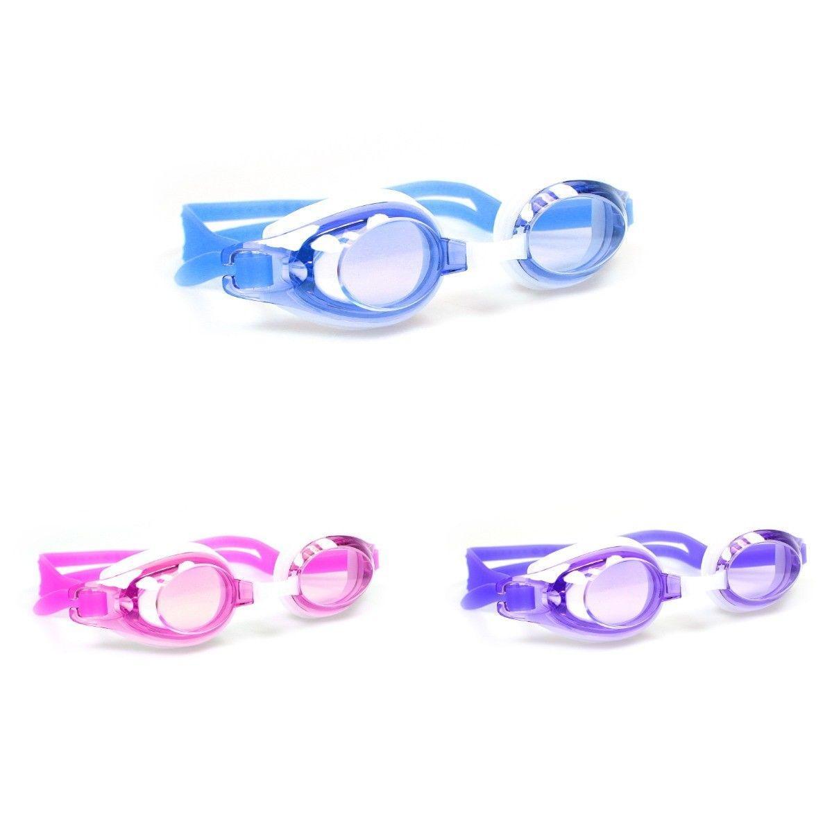 Swimming Goggles with Nose Clip Assorted Colours 3430