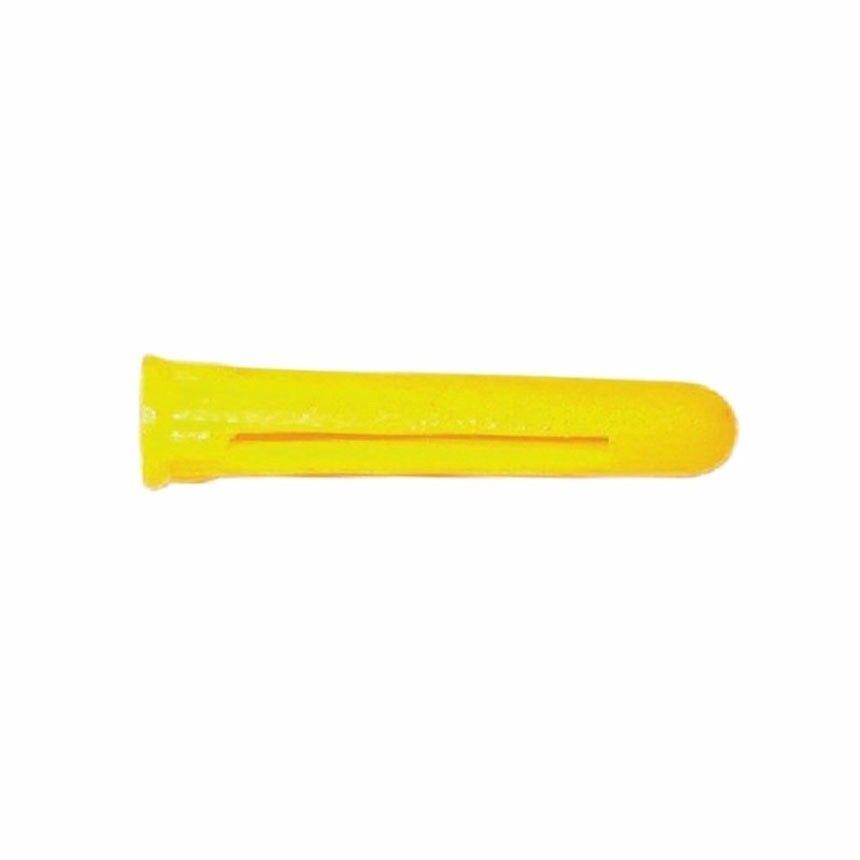 Value Pack Yellow Wall Plugs 2.5cm 0129