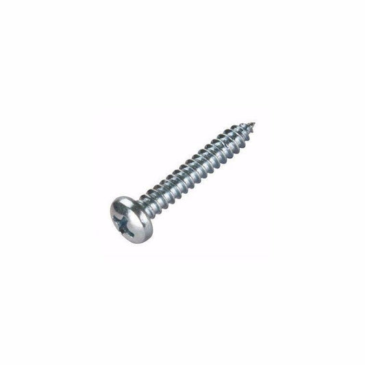 Self Tapping Screws B.Z.P Cross Recess Pan Head 8 x 1 (4.2 x 25mm) Pack of 25 0043