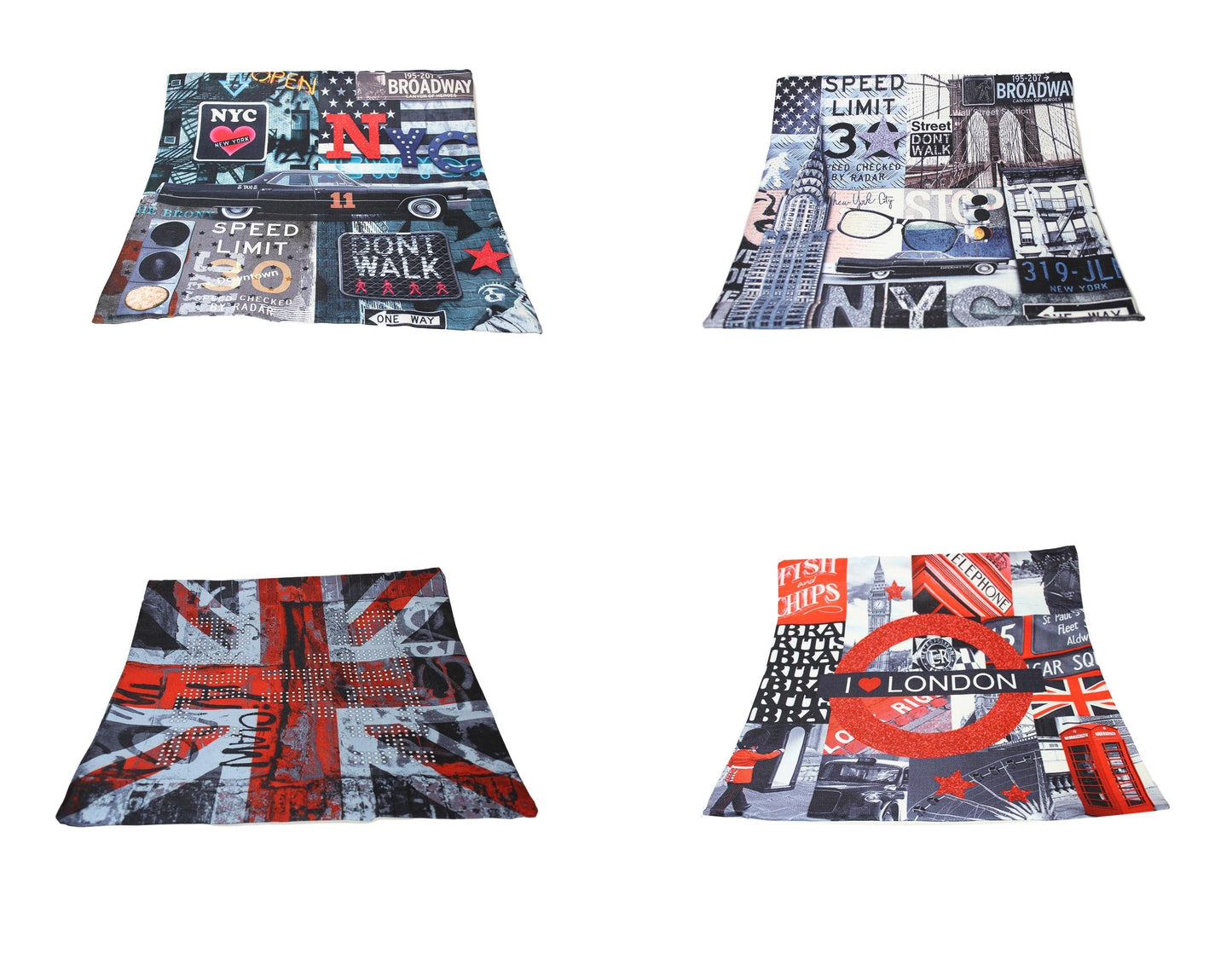 Bedroom Couch Cushion Cover Case 43 x 43 cm Assorted UK / US Designs 3957