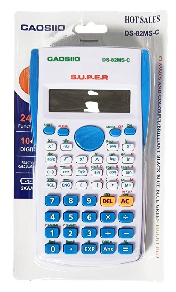 Plastic Scientific Calculator Assorted Colours 0706