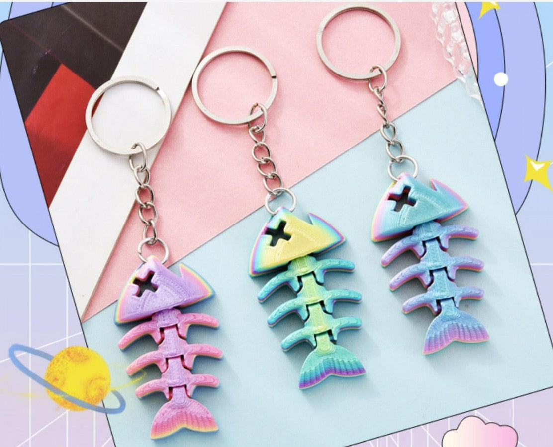 4# Fish 3D Keyring