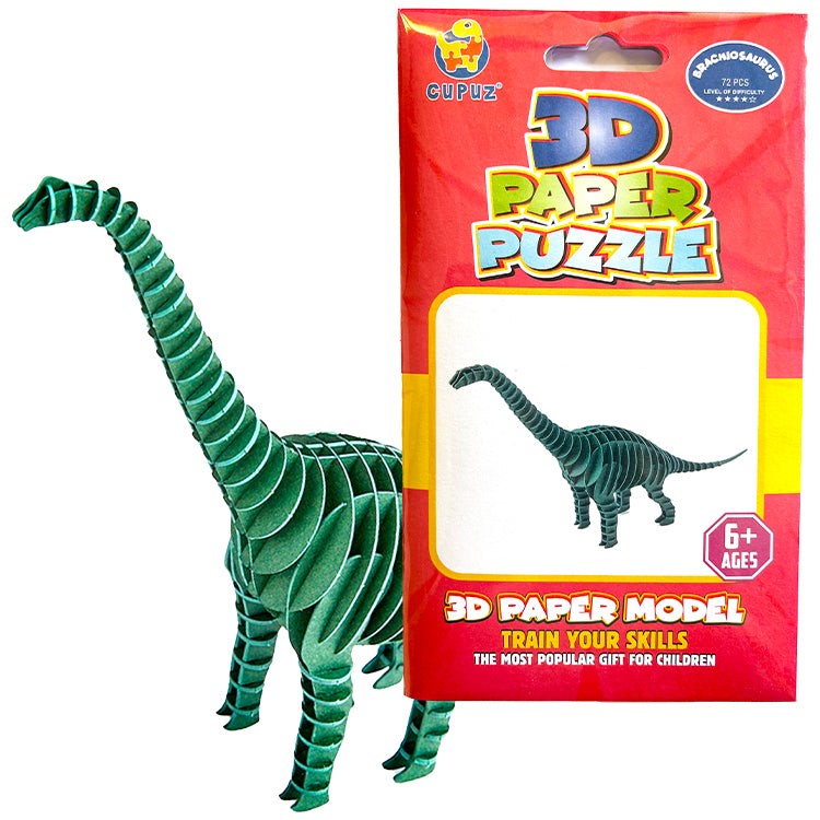Brachiosaurus Dinosaur 3D Puzzle Model Kit