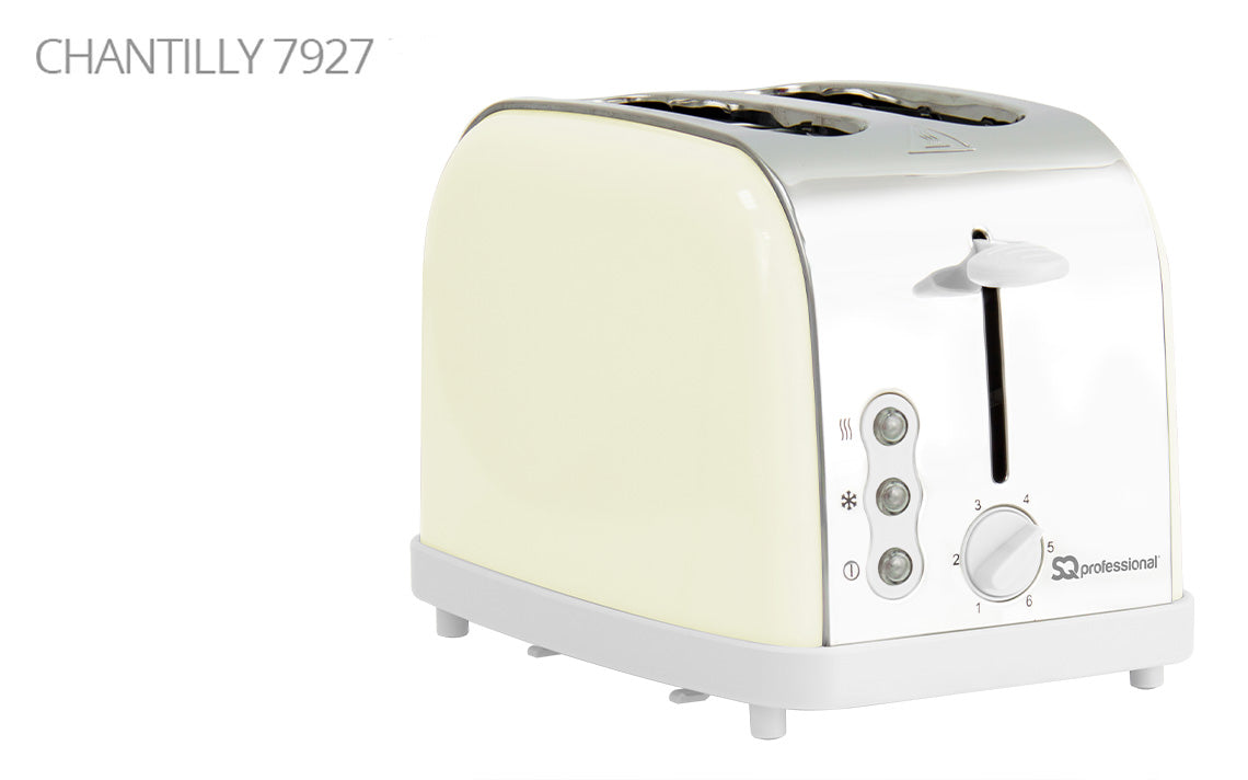 SQ Professional Dainty 2 Slice Toaster 900W Chantilly 7927