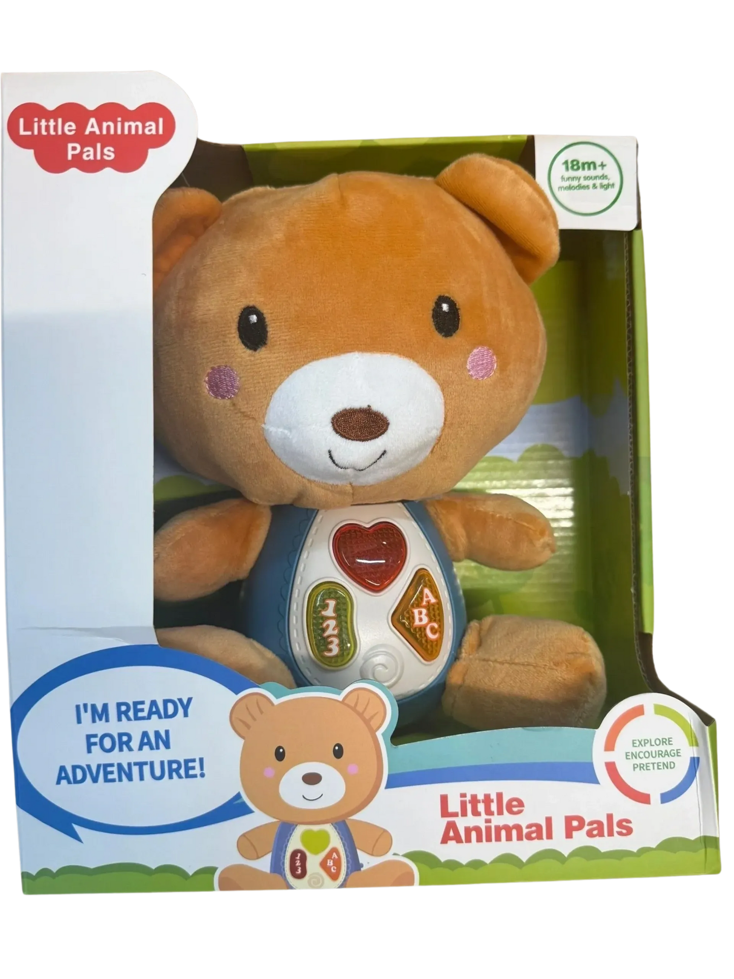 Light Up Baby Teddy With Funny Sounds &Amp; Songs