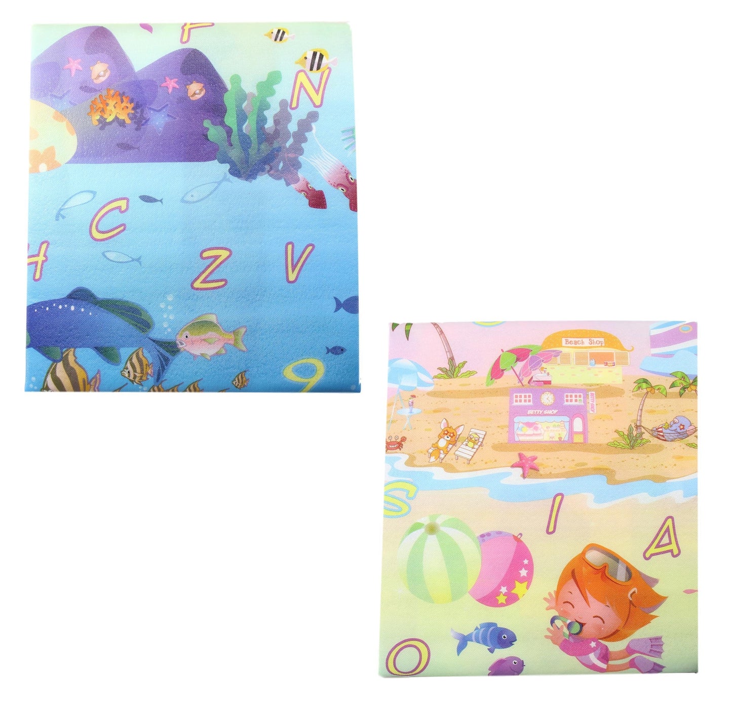 Double Sided Childrens Playing Soft Pad Ideal For Babies Toddlers 175cm x 120cm 4085
