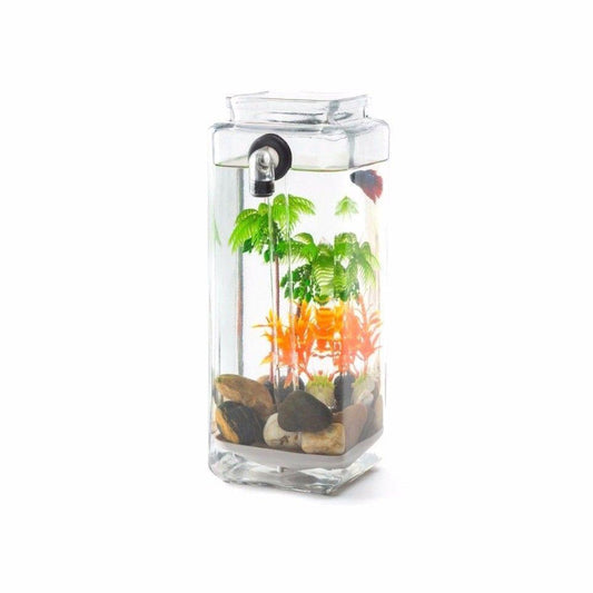 Self Cleaning Aquarium My Fun Fish Tank Complete Kit With Light Gravity Clean 3901