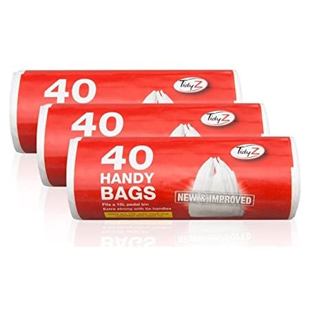 Bin Bags with Tie Handles 45 x 57.5 cm Roll of 40 B0046 A