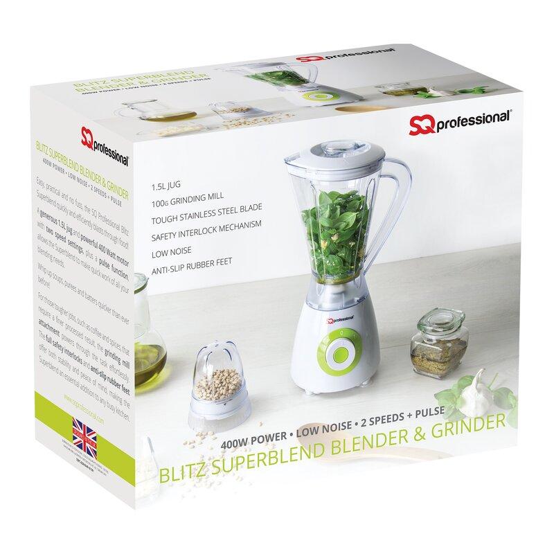 SQ Professional Blitz Blender and Grinder 600W Green 4226