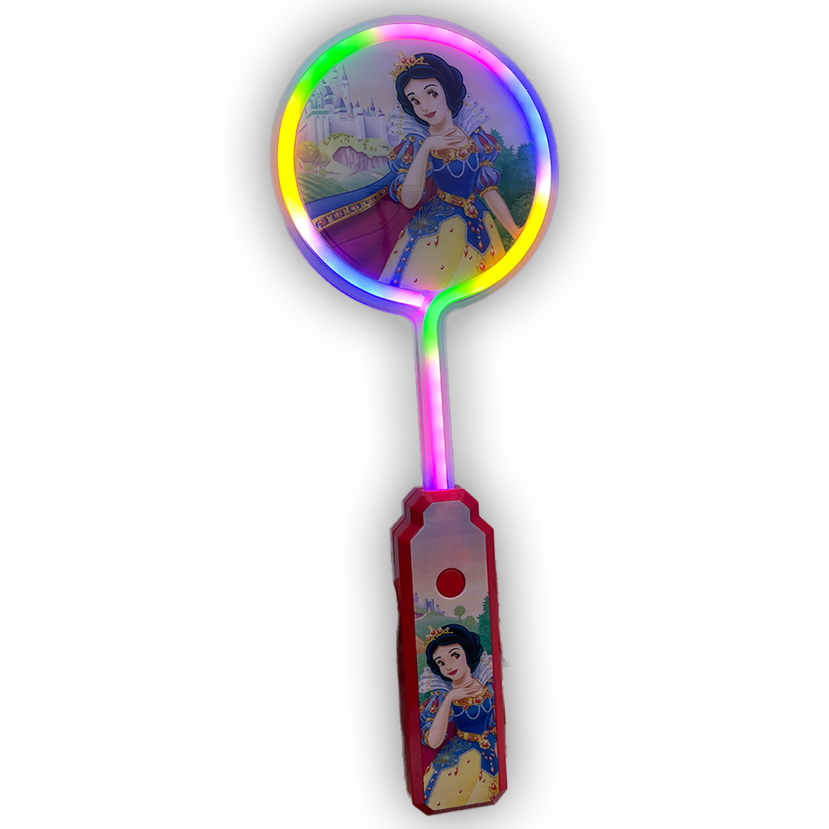 Snow White Style Light Up Neon Character Paddle Wand