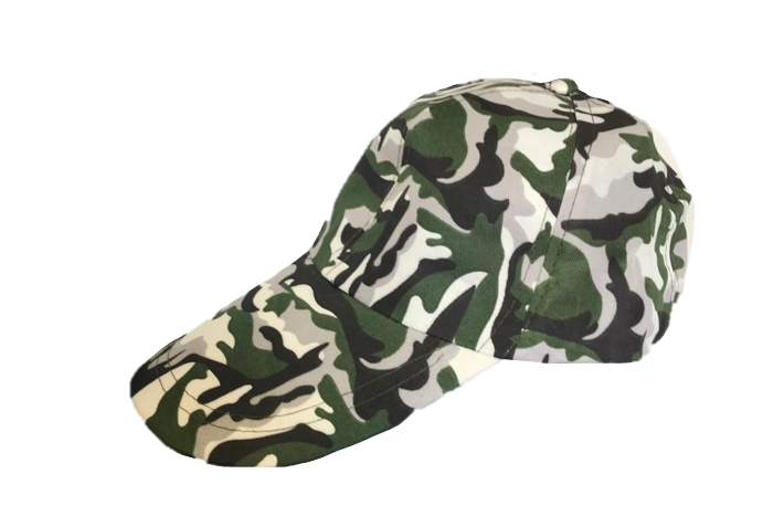 Camouflage Army Print Baseball Cap One Size Assorted Colours 4314
