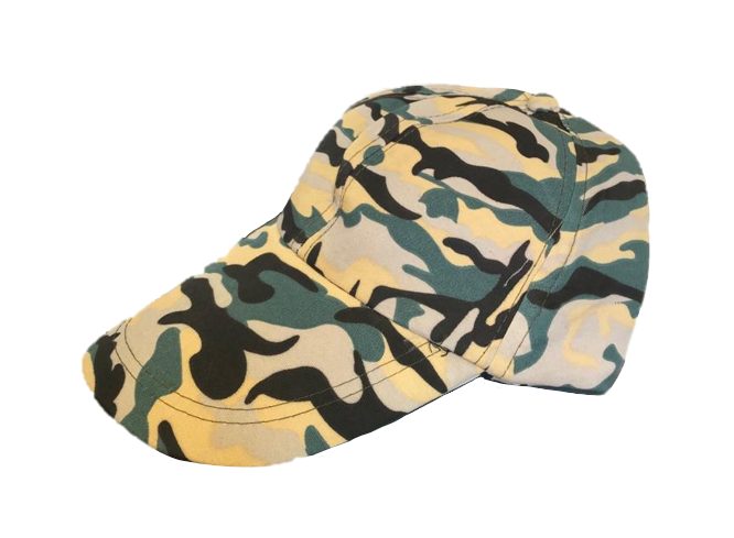 Camouflage Army Print Baseball Cap One Size Assorted Colours 4314