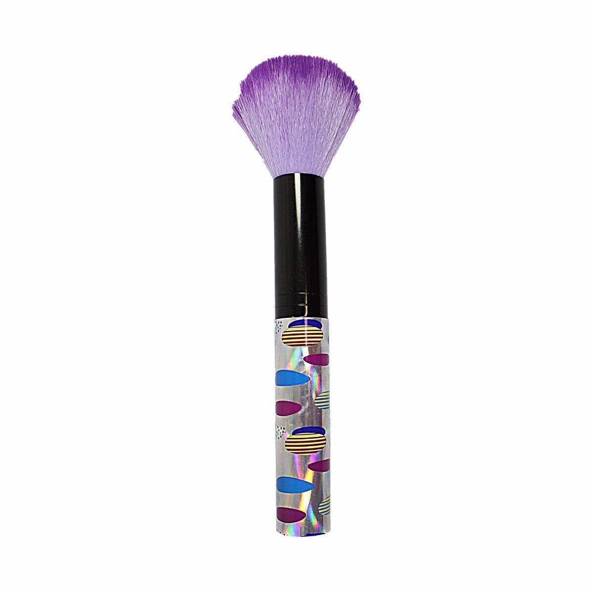 Make Up Powder Brush with Printed Floral Handle 15.5 cm Assorted Designs 2238