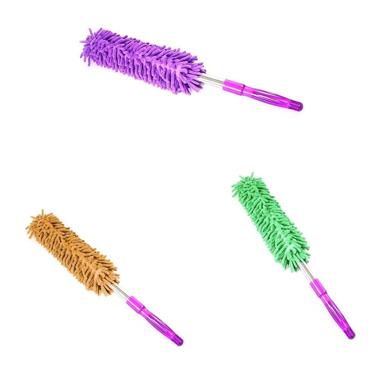 Expandable Assorted Colour Microfibre Duster Ideal For Cleaning  2801