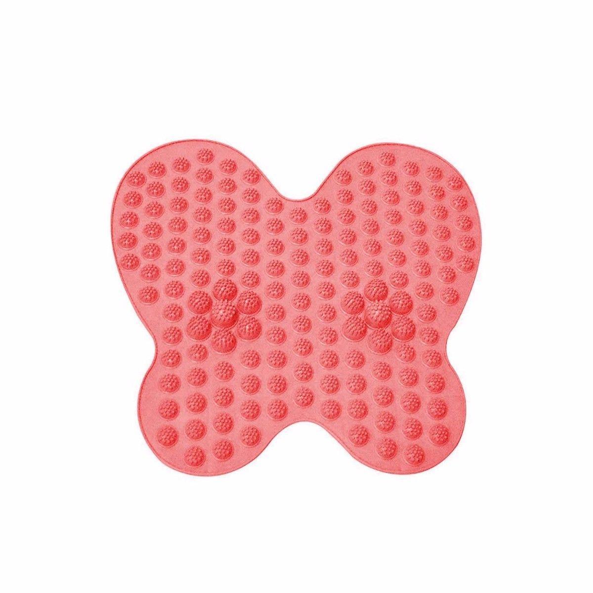 Washable Foot Pain Relief Massage Reflexology Mat Butterfly Shape 36.5 cm Assorted Colours 4573