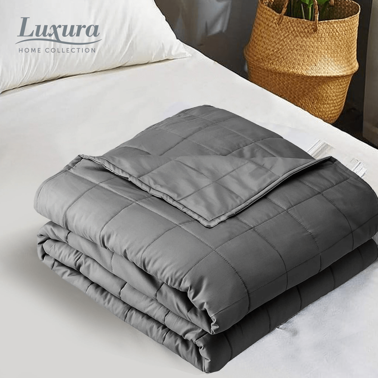 Weighted Blanket 125cm x 180cm 6kg Grey 4608