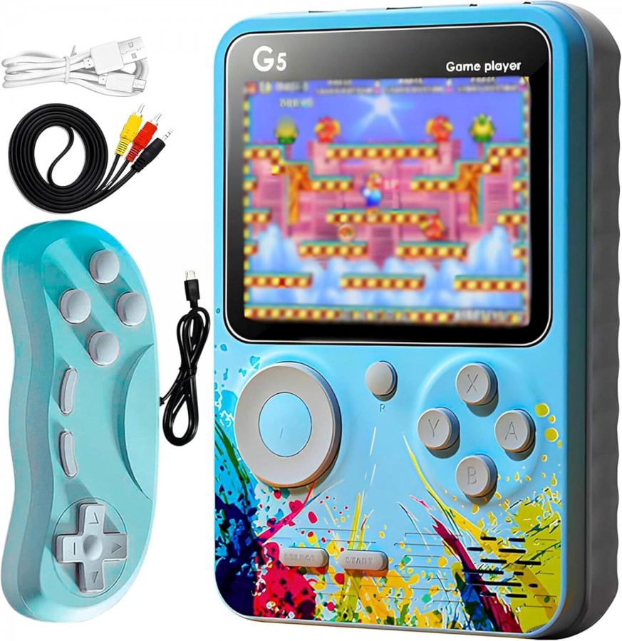 500 In 1 Games Rechargable Multicoloured + Controller