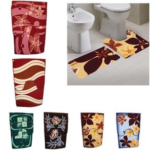Anti-Slip Bathroom Shower Bath Mat Set Of 3 45 X 70 Cm Assorted Designs