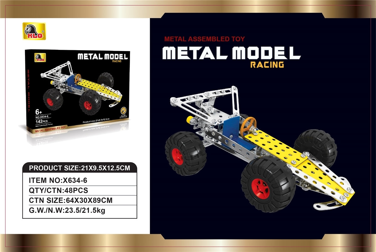 Metal Model Racing Car (142 Pcs)