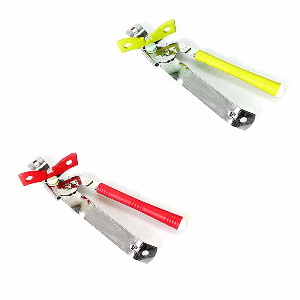 Stainless Steel Butterfly Can Opener 17 cm Assorted Designs and Colours 1057
