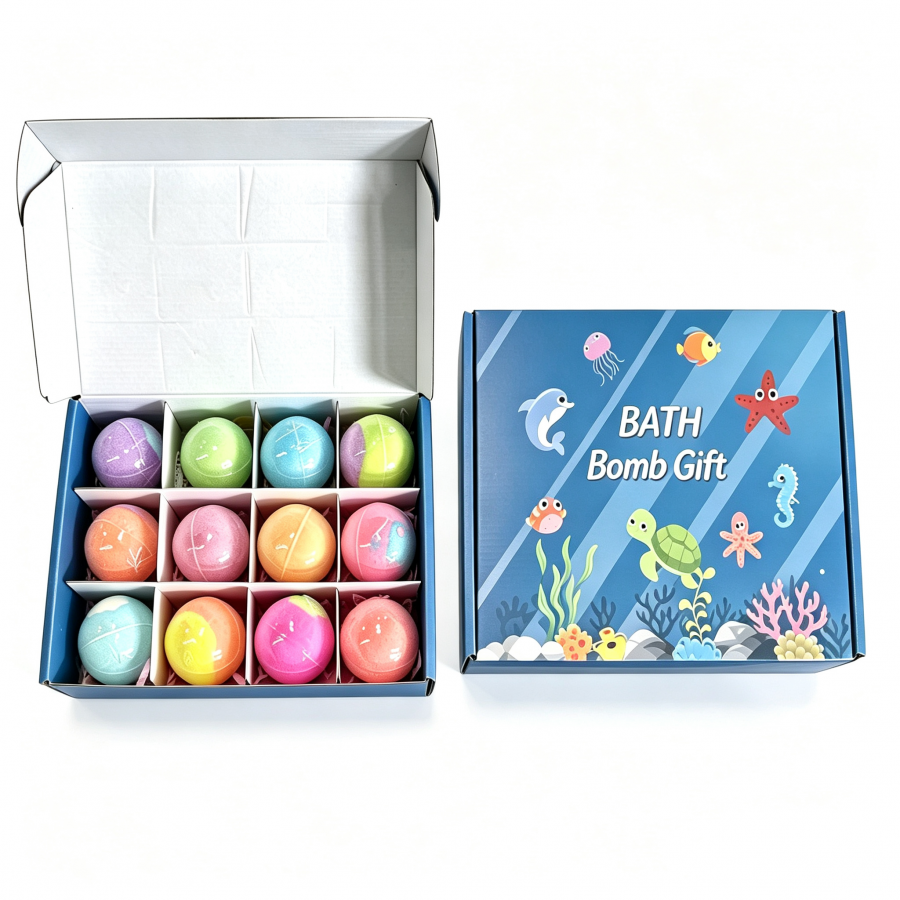 Bath Bomb Multicolours (Box Of 12)