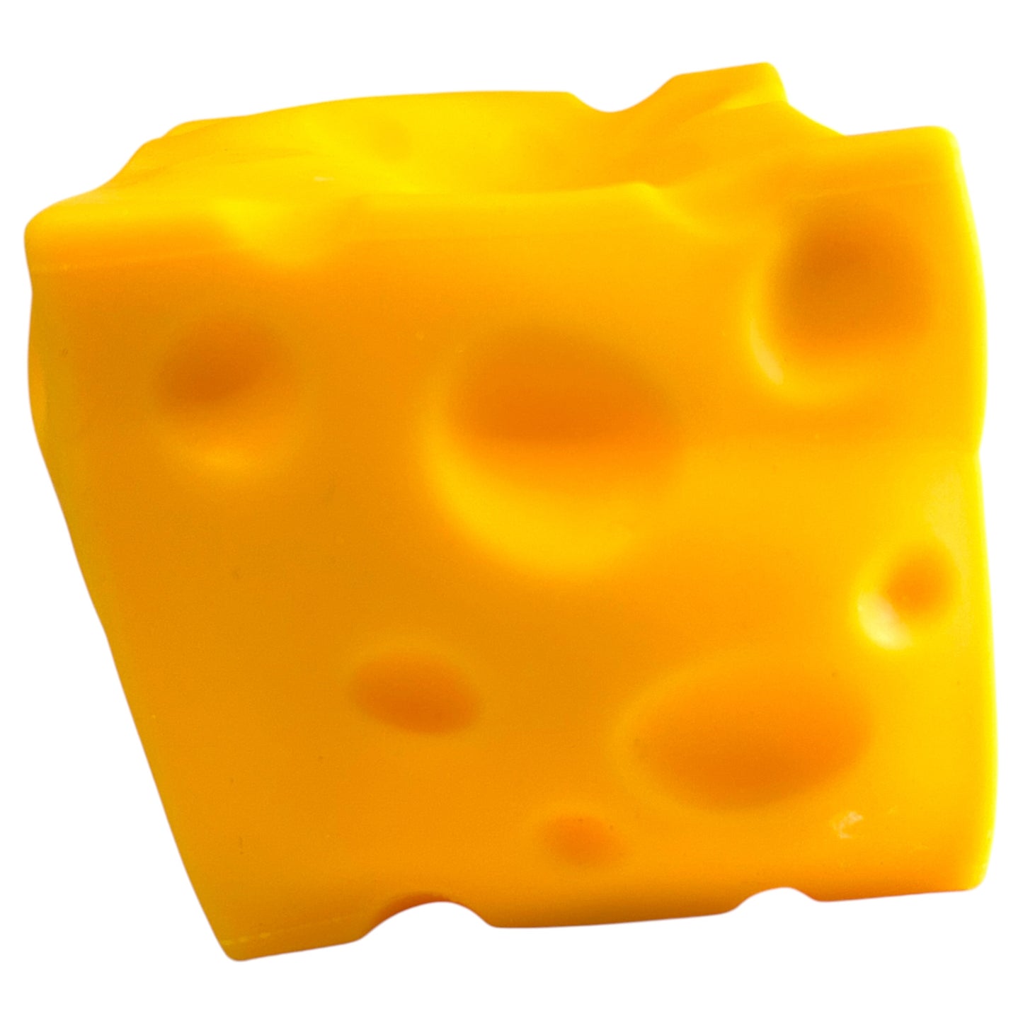 XXL Squishy Cheese Cube Sensory Squish Fidget Toy in Box