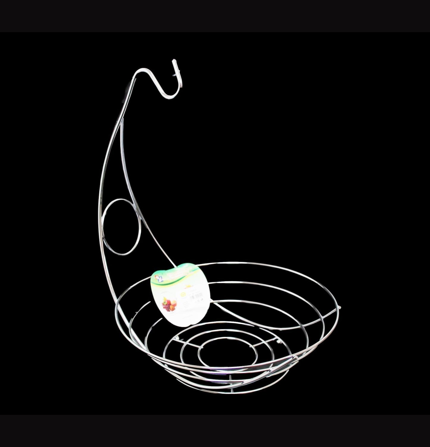 Stainless Steel Fruit Basket 2 In 1 Banana Hook 28cm x 40cm 4944 A