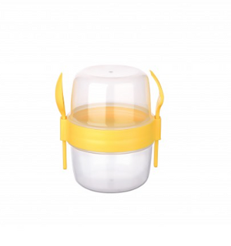 TTZ Take 'N' Go Muesli Container 650ml Assorted Colours AP9451