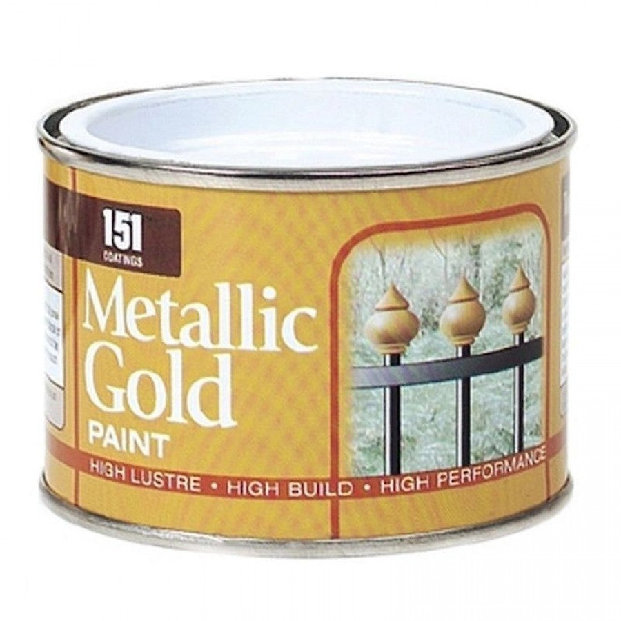 12 Pack Metallic Gold Paint 180Ml