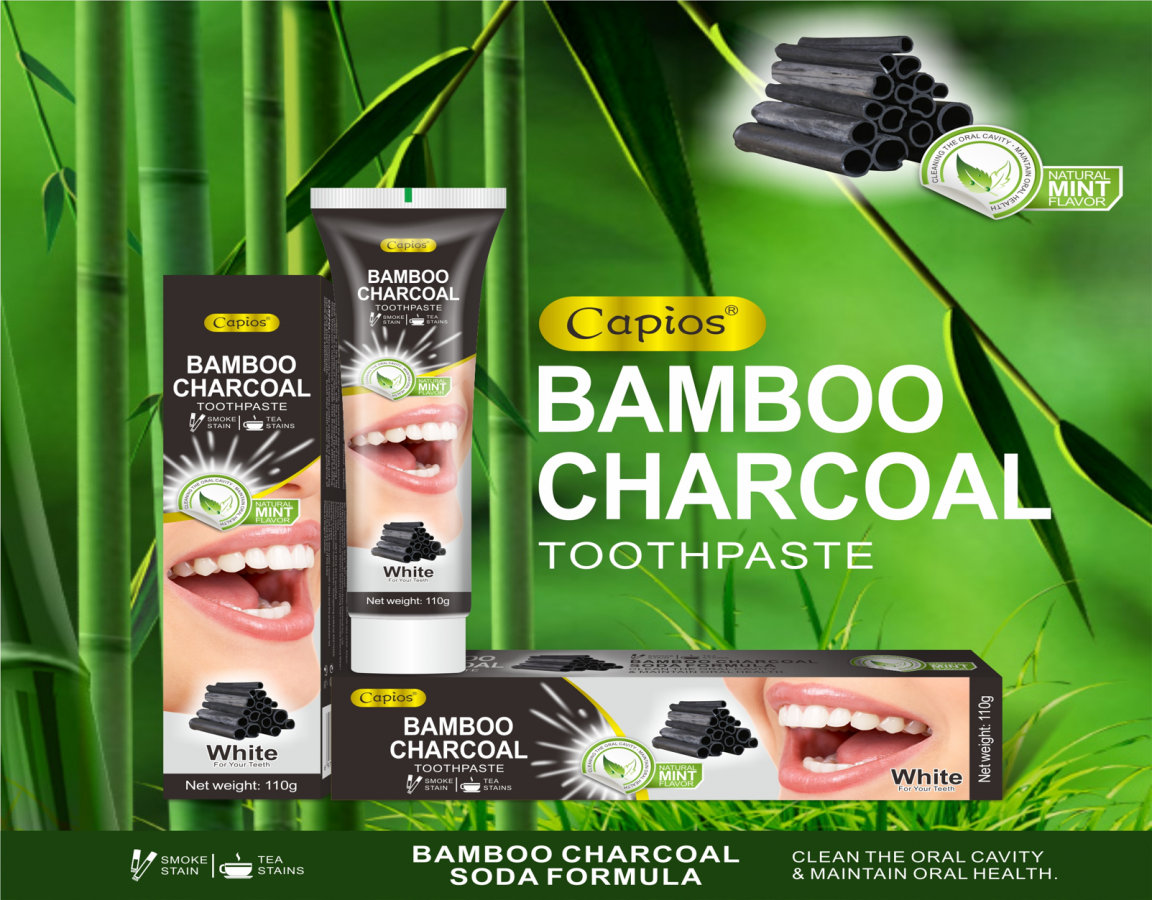 X12 Bamboo Charcoal Toothpaste – Mint Flavor, 110G | Natural Whitening &Amp; Oral Care