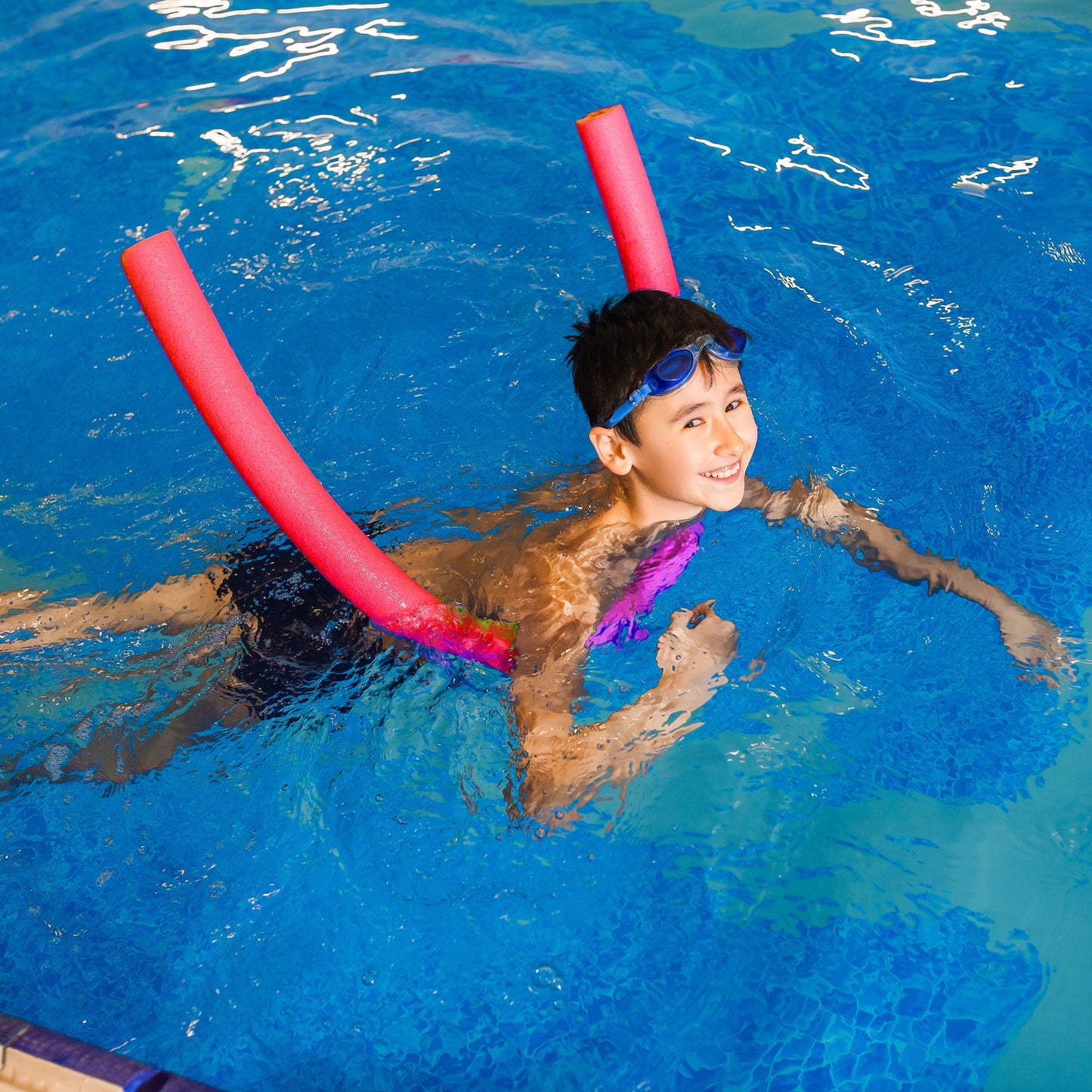 Swimming Pool Foam Noodle Tube 152Cm Red