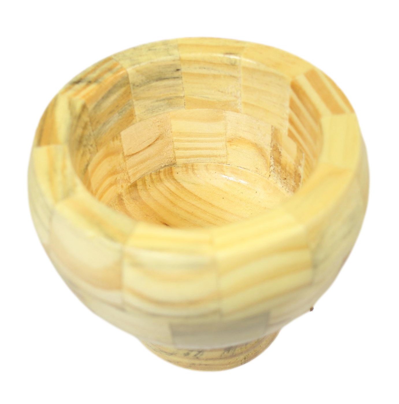 Wooden Round Pestle & Mortar Grinding Crushing Mixing Pesto Pastes Hummus 1Pc 1500