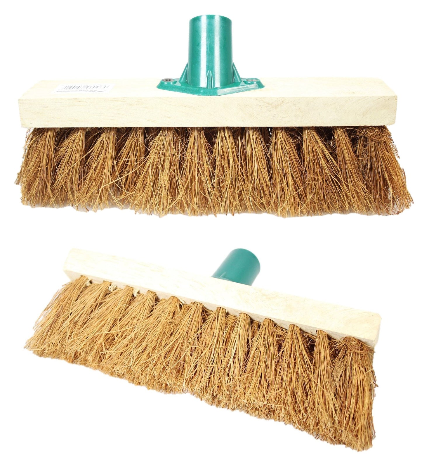 10" Soft Coco Garden Wooden Broom Brush Head 1001