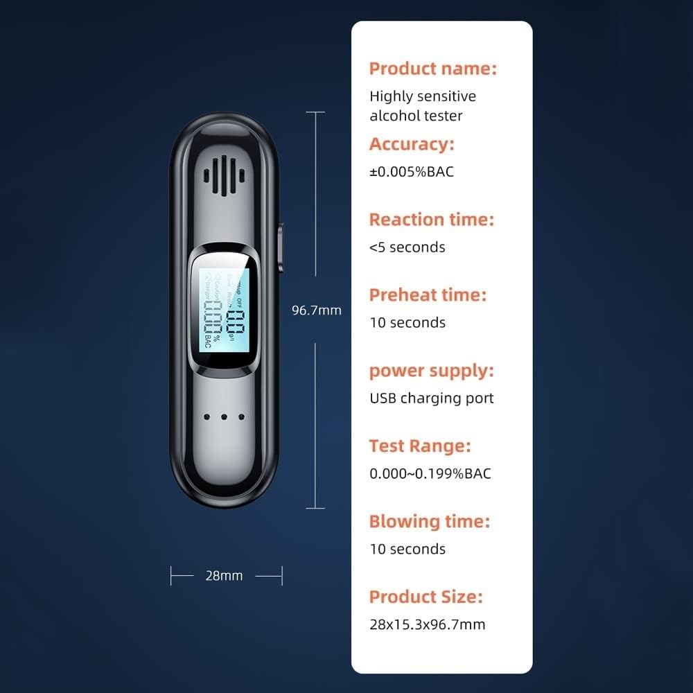 Portable Alcohol Tester Breathalyzer