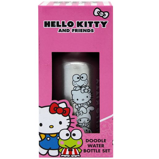 Hello Kitty Doodle Decorate Your Own Water Bottle Craft Set