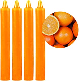 Long Scented Wax Candle Sticks 20cm Pack of 4 Assorted Scents 0229